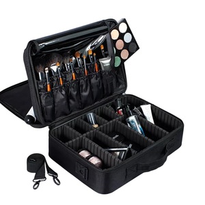 Professional Makeup Bag Portable Cosmetic Brush Organize Case Storage Box Travel
