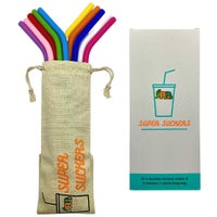 Salter Eco Reusable Straws & Storage Bag