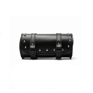Universal Front Fork Bag Tool Round Motorcycle Saddlebag Handlebar Roll Barrel