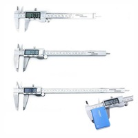 Vernier Caliper Electronic LCD Digital Gauge Stainless 150/200/300mm