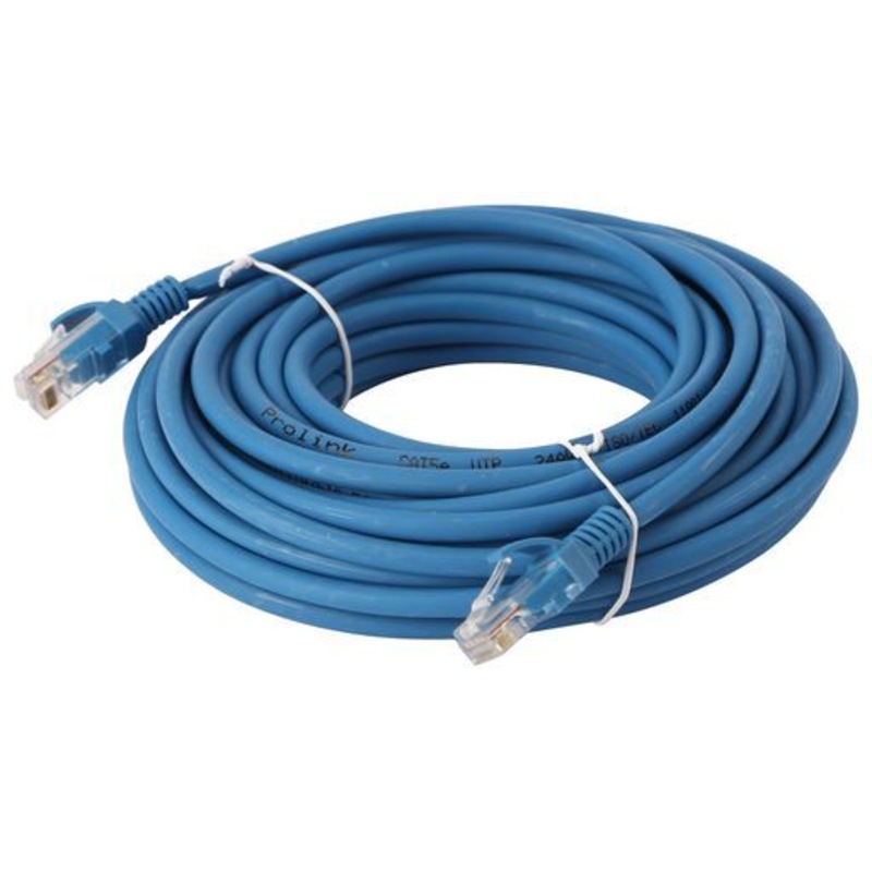 Buy 10m CAT 5e UTP Patch Cable Blue MyDeal