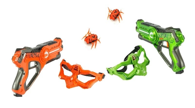 Call of Life 2 Player Laser Tag Gun with Masks and Alien Bugs set