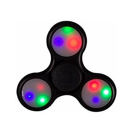 LED Light-Up Flashing Assorted Fidget Tri-Spinner Anxiety & Stress Relief Toy 