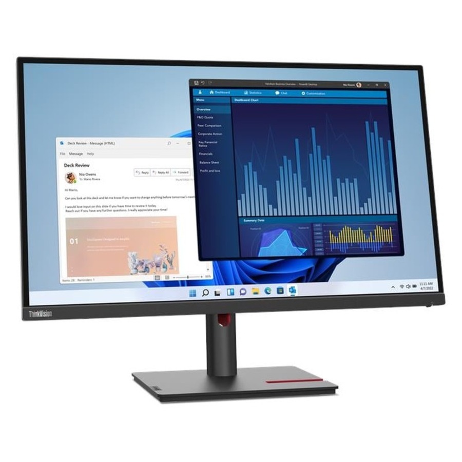 [63A9GAR1AU] Lenovo ThinkVision T27P-30 27" UHD USB-C Monitor