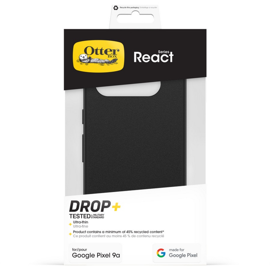 [77-97759] OtterBox React Case For Google Pixel 9a Black