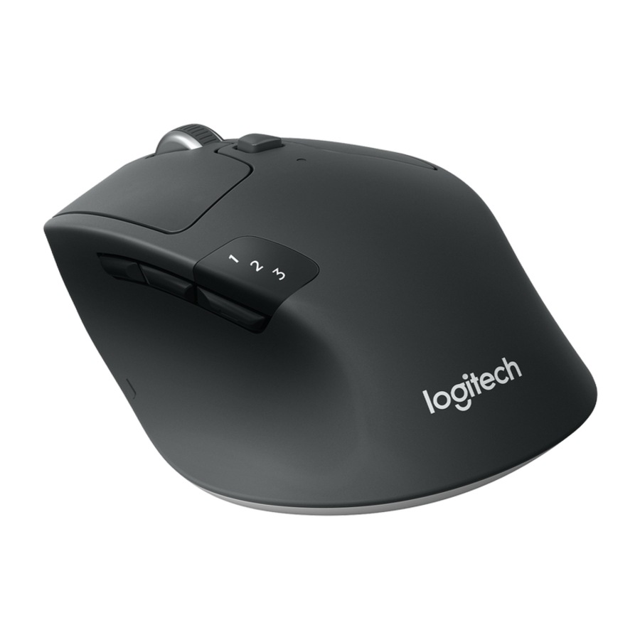 [910-004792] Logitech M720 Triathlon Multi-Device Wireless Mouse, Bluetooth, Unifying Receiver