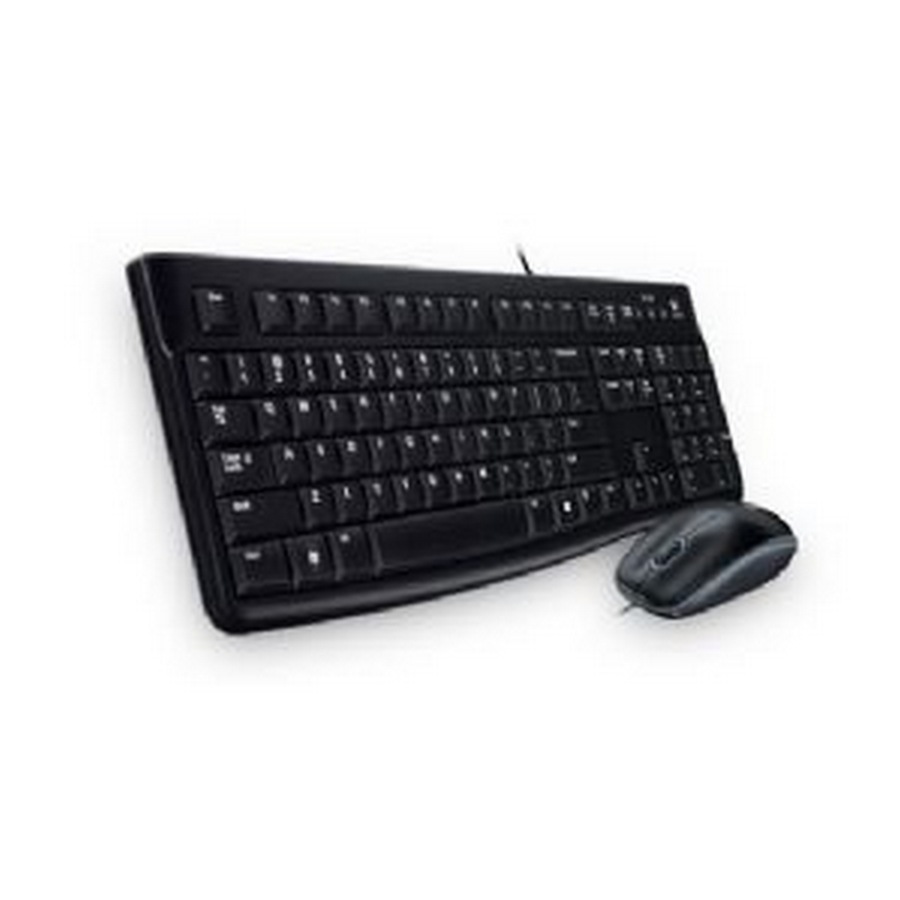 [920-002586] Logitech MK120 Keyboard & Mouse Combo Quiet typing and Spill resistant