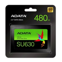 Adata ASU630SS-480GQ-R 480GB Ultimate SU630 Solid State Drive QLC 3D NAND Flash SATA 2.5" SSD