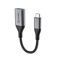 Alogic ULCAA-SGR 15cm Super Ultra USB-C to USB-A Adapter - Space Grey Charge, Sync & Power