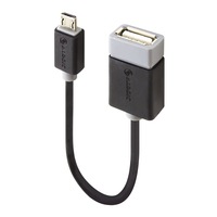 Alogic USB2-MCAB-ADP 15cm USB 2.0 Type B Micro to Type A OTG Adapter -