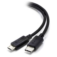 Alogic U2-TCMCB01-MM 1m USB 2.0 USB-C to Micro USB-B Cable - Male to Male