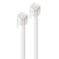 Alogic RJ1202R 2m RJ11 Telephone Line Cable Gold Plated PVC Jacket ROHS
