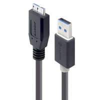 Alogic USB3-02-MCAB 2m USB 3.0 Type A to Type B Micro Cable Male to Male