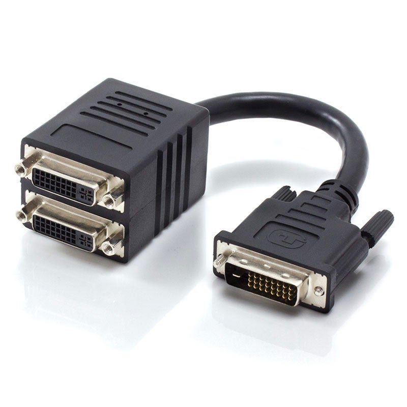 Alogic DVI-MFF-SPL DVI-D Dual Link to 2 X DVI-D Dual Link Display Splitter Adapter Cable