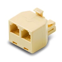 Alogic RJ12MSR RJ12 Modular Line Splitter Split a Single to RJ12 Output to 2 Outputs