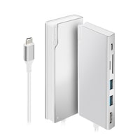 Alogic ULDUNI-SLV Ultra USB-C Dock UNI USB-A 3.0 USB-C 100W PD HDMI 4K @30Hz - Silver
