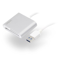 Alogic VPLU3AMCR USB 3.0 Multi Card Reader - Micro SD SD & Compact Flash - Prime Series