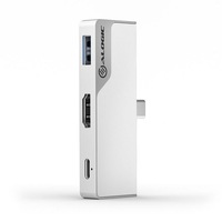 Alogic ULDNAMN-UA-SLV USB-C Dock Nano Mini with USB-A Silver HDMI with 4K@30Hz USB 3.0 60W PD