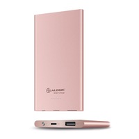 Alogic VPMCA052RGD USB Type-C 5200mAh Ultra Slim Portable Power Bank Dual Output Rose Gold