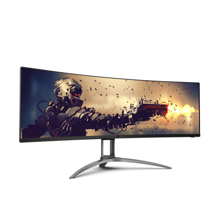AOC AGON 49" 5K Gaming Monitor, Curved 1800R, 5120x1440 DQHD, 32:9,Adaptive Sync [AG493UCX2]