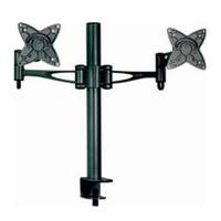 Astrotek AT-LCDMOUNT-2H Dual Screen Monitor Stand Desk Mount 36cm Arm for 13"-34" 15kg Tilt/Swivel