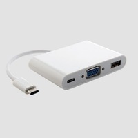 Astrotek AT-CMVGAUSBCF Thunderbolt USB 3.1 Type C to VGA + USB + Card Reader Video Adapter