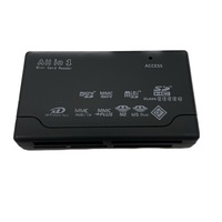 Astrotek AT-VCR-448 USB Card Reader Hub for CF I CF IIXD Micro Driver SD SDHC Mini SD MMC RS-MMC MS MS DUO MS PRO DUO Mini Stick T-Flash M2