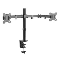 Brateck BT-LDT12-C024N Economy Dual Monitor Steel Monitor Arm Up to 32" Detachable VESA Plate