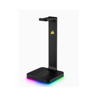 Corsair CA-9011167-AP Gaming ST100 RGB Headset Stand with 7.1 Surround Sound. Built in 3.5mm