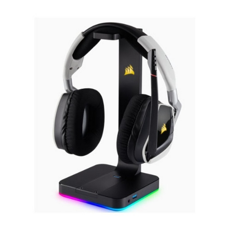 Corsair Gaming ST100 RGB Headset Stand with 7.1 Surround Sound. Built in 3.5mm [CA-9011167-AP]