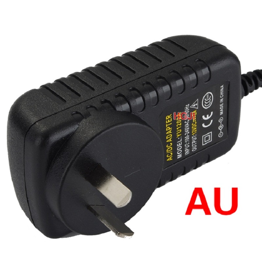 DC 12V 2A 5.2x2.5mm Power Supply Adapter Charger for LED Light Camera Enclosure [YU1202A]