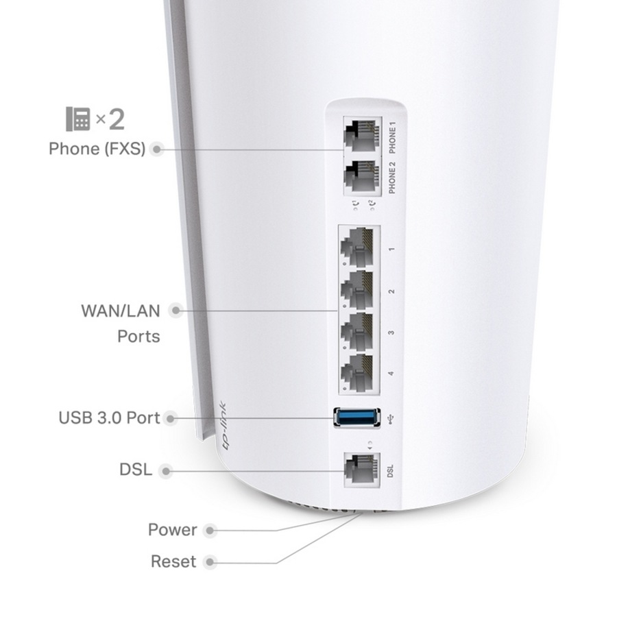 Buy [Deco X73-DSL(3-pack)] AX5400 VDSL Whole Home Mesh Wi-Fi 6 Modem ...