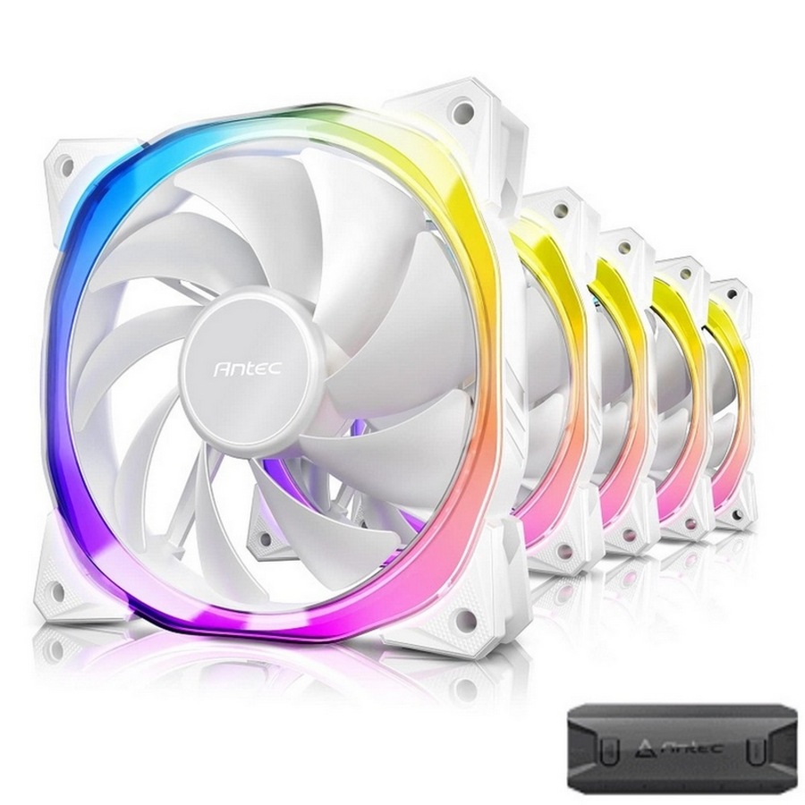 Buy [Fusion 120 ARGB W_5PK] Antec Fusion 5x 120mm ARGB PWM HB white ...