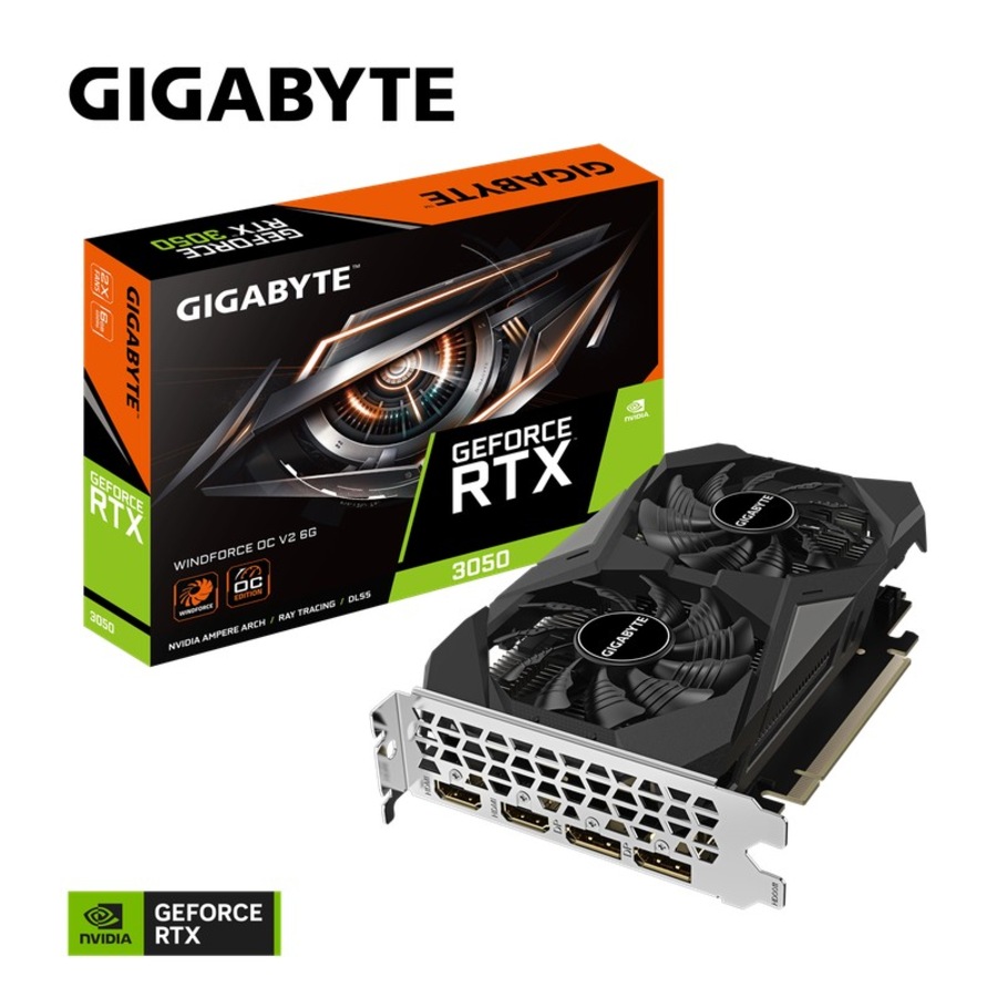 Buy Gigabyte GeForce RTX 3050 WINDFORCE OC 6G Graphics Card [GV ...
