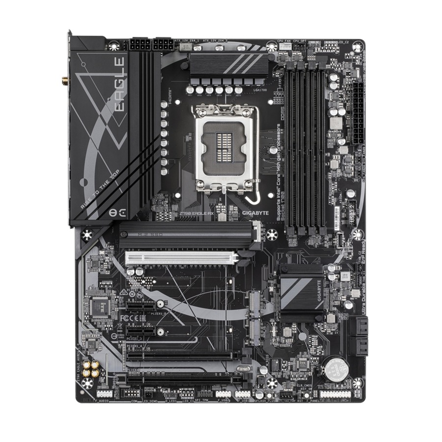 Gigabyte Z790 EAGLE AX Motherboard, for Intel CPU, DDR5, LGA1700, ATX MB