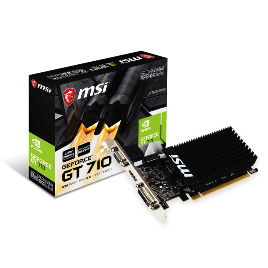 Buy [GT 710 2GD3H LP] MSI GT 710 2GB DDR3 Graphics Card HDMI DVI VGA D ...