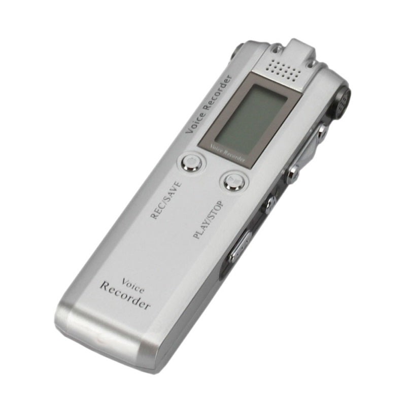 Hnsat DVR-126 8GB USB Flash Digital Voice Recorder with MP3 Function Silver