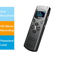 Hnsat DVR-616 Digital Voice-Activated Voice Recorder Dual Microphone HD Stereo Recording