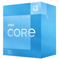 Intel BX8071512100F Core i3 12100F Processor, LGA 1700, 3.3GHz/4.3GHz, 4 Cores, 8 Thread CPU