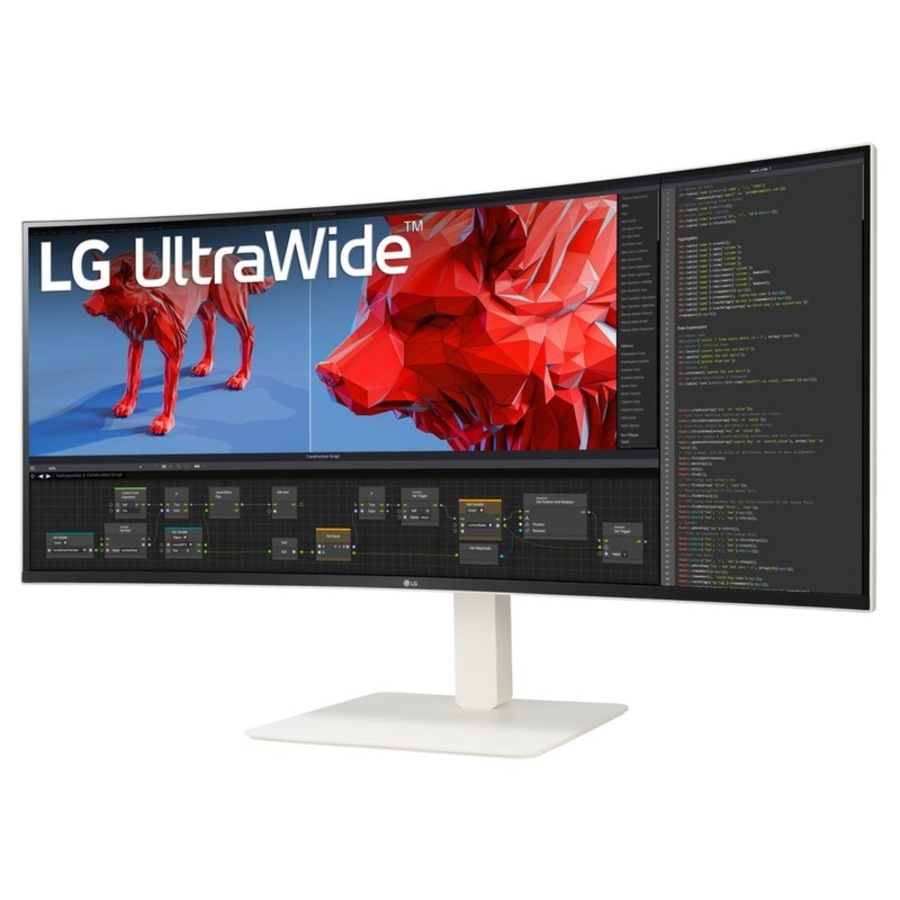 LG 38" UltraWide QHD+ 144Hz IPS Curved Monitor - White [38WR85QC-W]