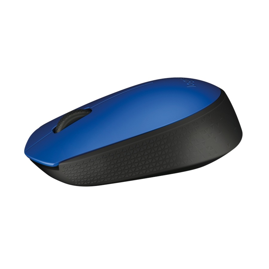 Logitech M171 Wireless Mouse for PC, Mac, Laptop, Optical Tracking - Blue/Black [910-004656]