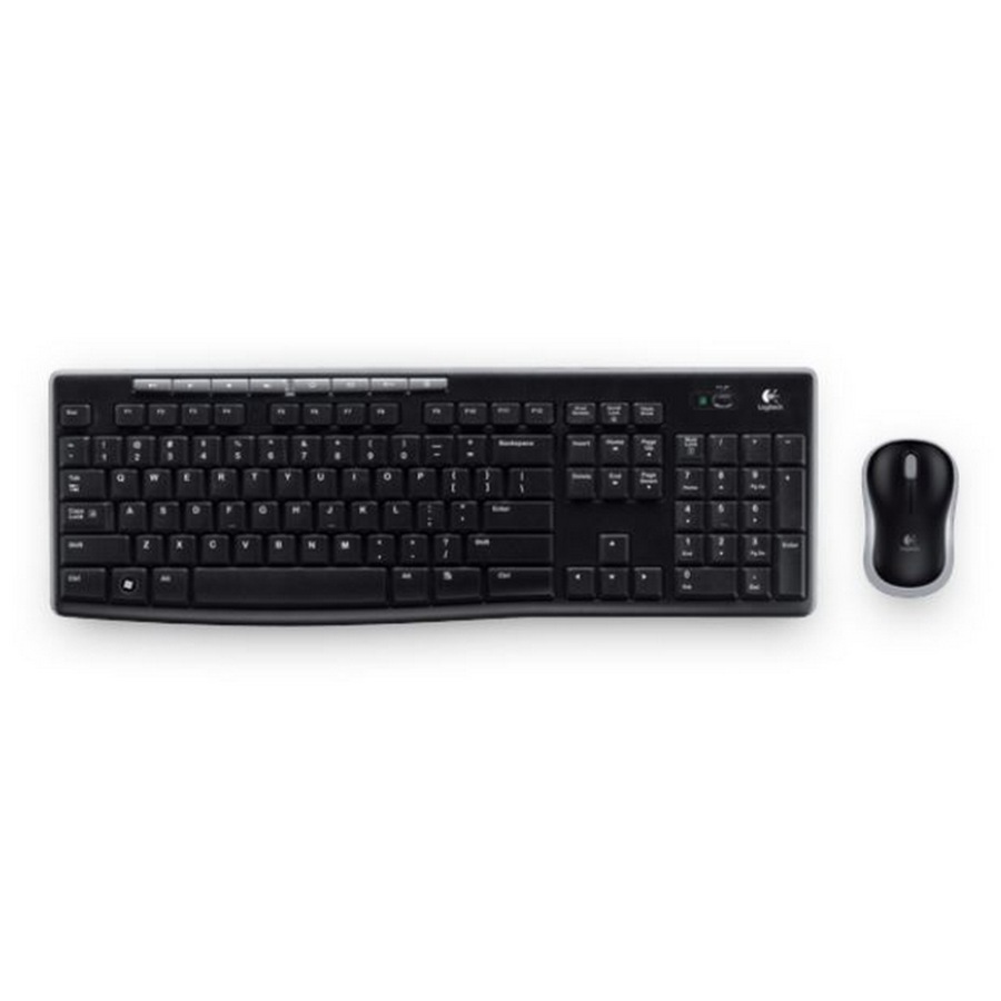 Logitech MK270R Wireless Keyboard and Mouse Combo 2.4GHz Wireless Compact Long [920-006314]