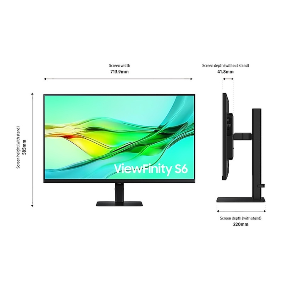 [LS32D604UAEXXY] Samsung 32" ViewFinity S60UD QHD 100Hz IPS Monitor