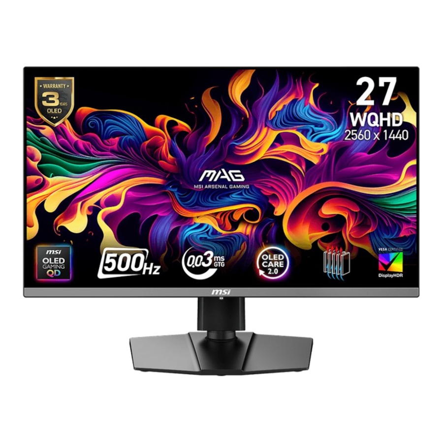 MSI MAG 272QP QD-OLED X50 27" WQHD 500Hz Gaming Monitor