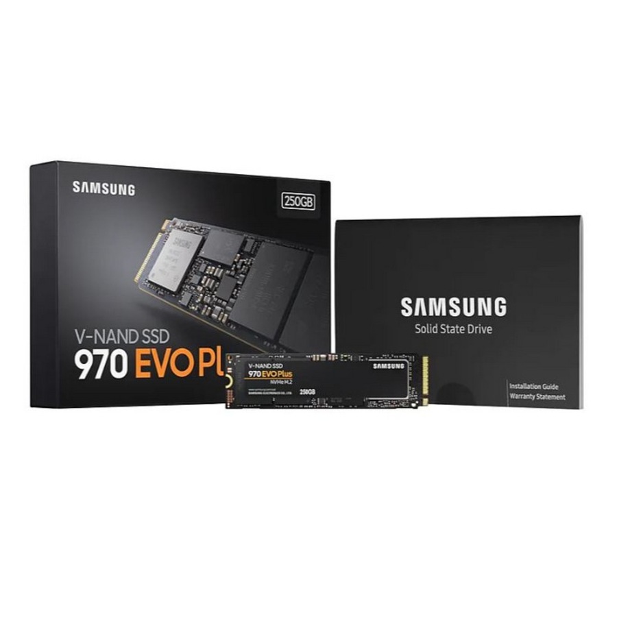 [MZ-V7S250BW] Samsung 970 EVO Plus 250GB PCIe NVMe SSD MLC 3500MB/s 2300MB/s 250K/550KIOPS