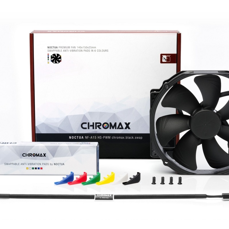 Buy Noctua NF-A15-HS-PWM-CH-BK-S 140mm (120mm Mounts) A15 HS-PWM ...