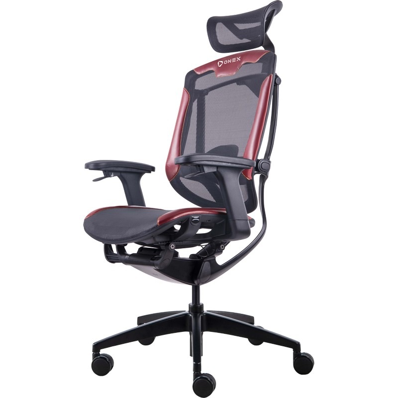 Buy ONEX ONEX-GT07-35-BR GT07-35 Black/Red Marrit Ergonomic Office Chair, w/Angle Automatic 