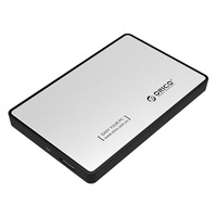 Orico 2588US3-V1-SV USB 3.0 External 2.5" SATA SSD HDD Hard Disc Drive Enclosure Silver