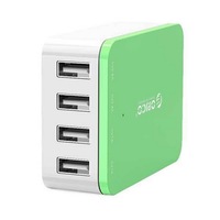 Orico CSI-4U-GN CSI-4U 4 Port AC USB Wall Charger- Green iPhone /iPad /Galaxy/ AU Plug