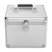 Orico BSC35-10 Aluminium 10 Bay 2.5 & 3.5? Hard Drive Protection Box Case Silver